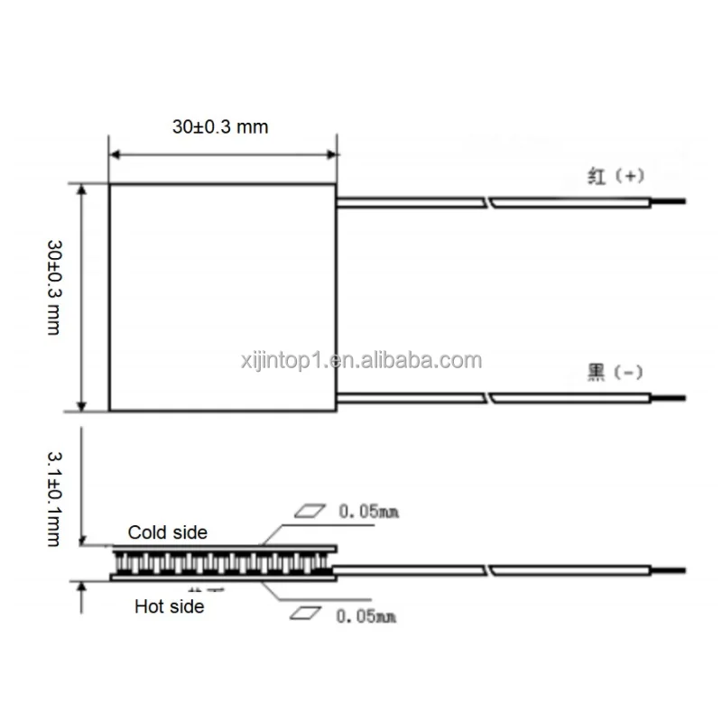 TEC1-12704 12705 12706 Chinese Factory 12v Aircondition Thermoelectric Peltier Module Price