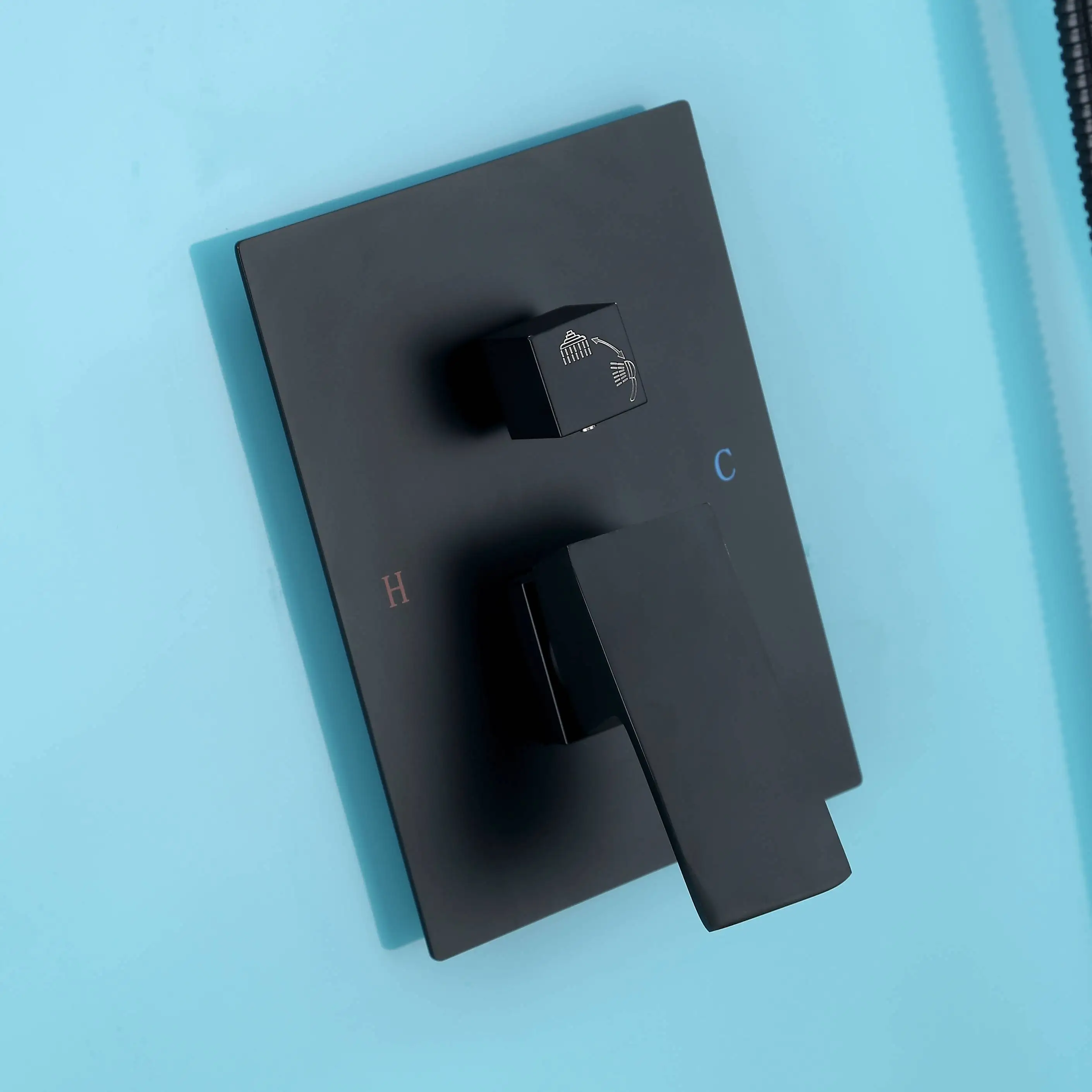  Black Brass Bathroom Wall Mounted