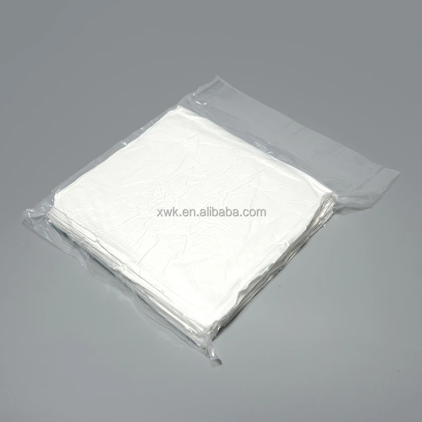 High Quality 100PCS 6inch Lint free Laser Cut Polyester Microfiber Cleanroom Wipes for automotive cleanroom laboratory Cleaning