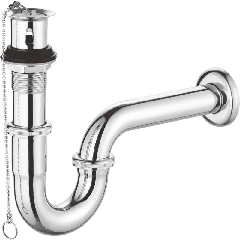 China high quality factory chrome plated p trap bathroom wash basin bottle trap