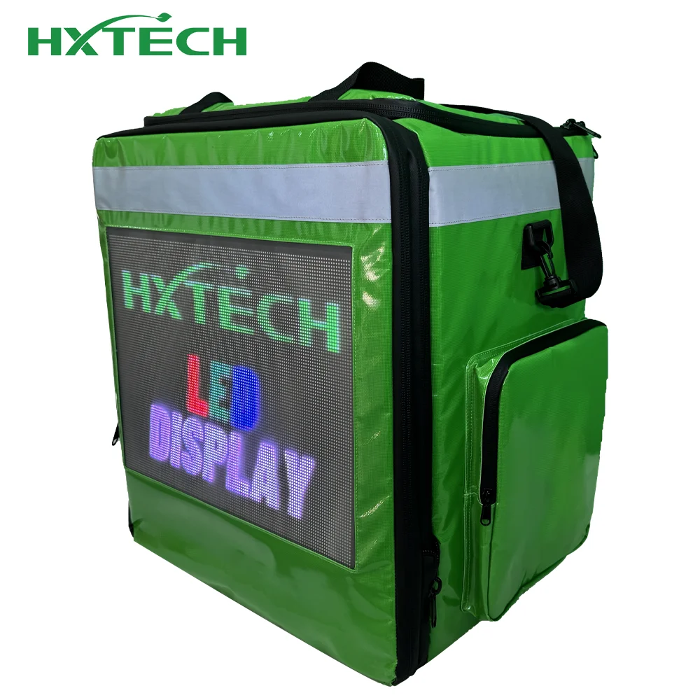 Wi-Fi 4G Supported Advertising Backpack for Food Delivery Digital Signage and Displays