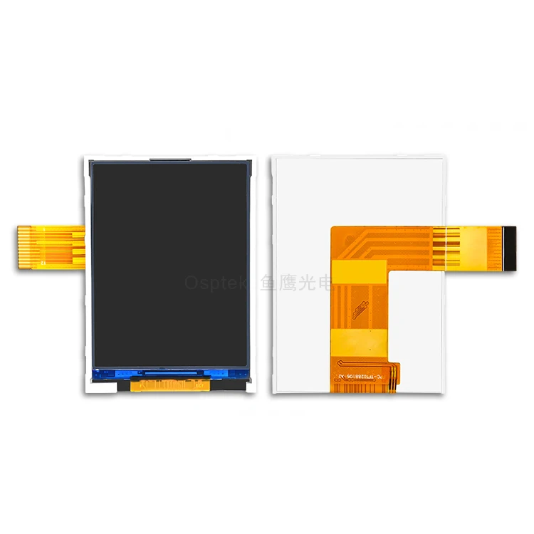 2.8 Inch Ips Small Tft Lcd Display Module With Touch Panel Interface ZIF FPC 12 Pin Small Size Display