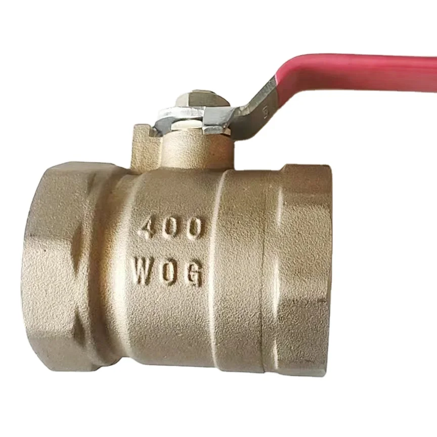 3 inch brass ball valves with NPT thread 400WOG/600WOG