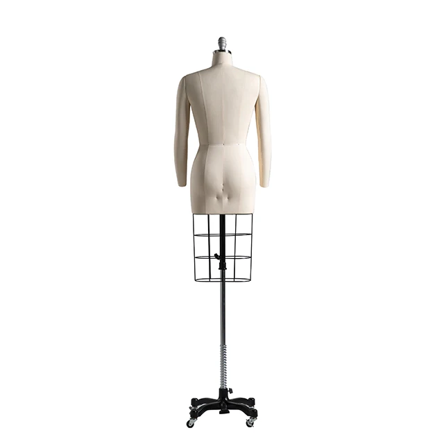 Customized Adjustable Tailor Mannequin Tailor Manufacturers female Cheap Tailoring Half Body Mannequin With Wheels