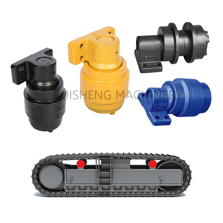 Manufacturer Supply Excavator Undercarriage Parts Kobelco SK200 SK200-3 SK200-5 SK260 Carrier Roller Top Roller
