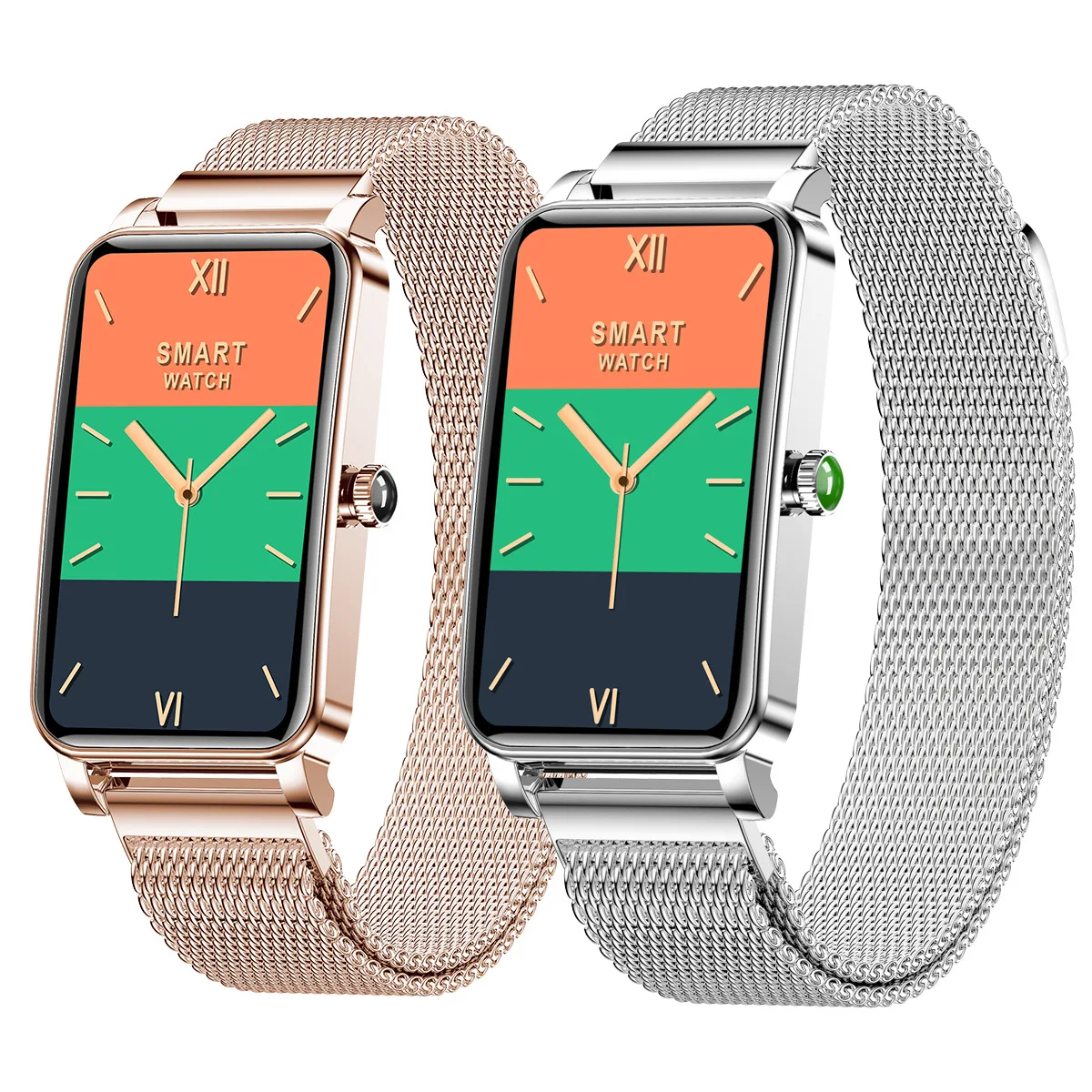 Ladies Smartwatch ZX19 Heart Rate Blood Pressure Monitor Smart wristband Bracelet Watch For Women