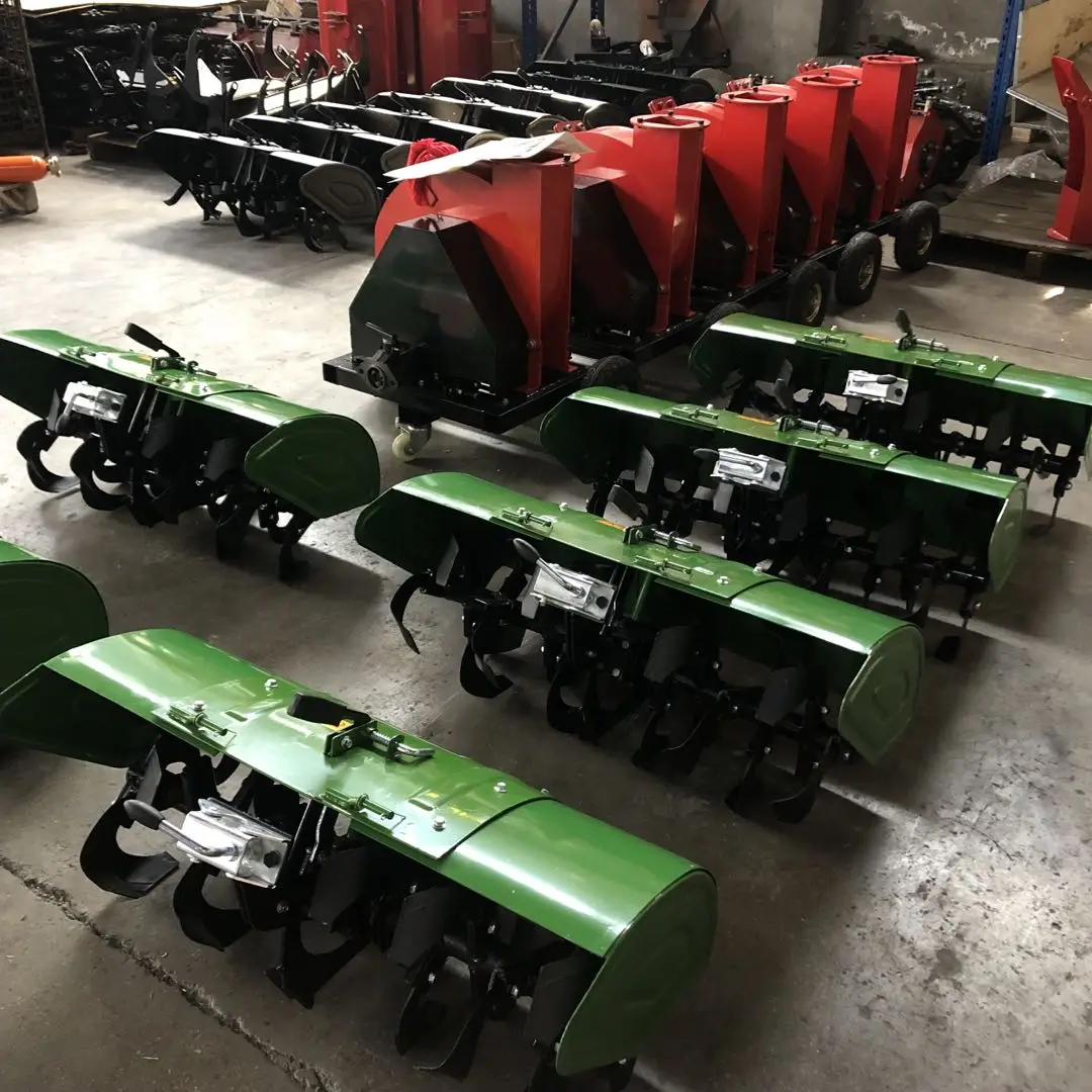 Brand new diesel mini two wheel farm walking tractor and rear tine tiller rotary hoes CE approved suits gardens light commercial