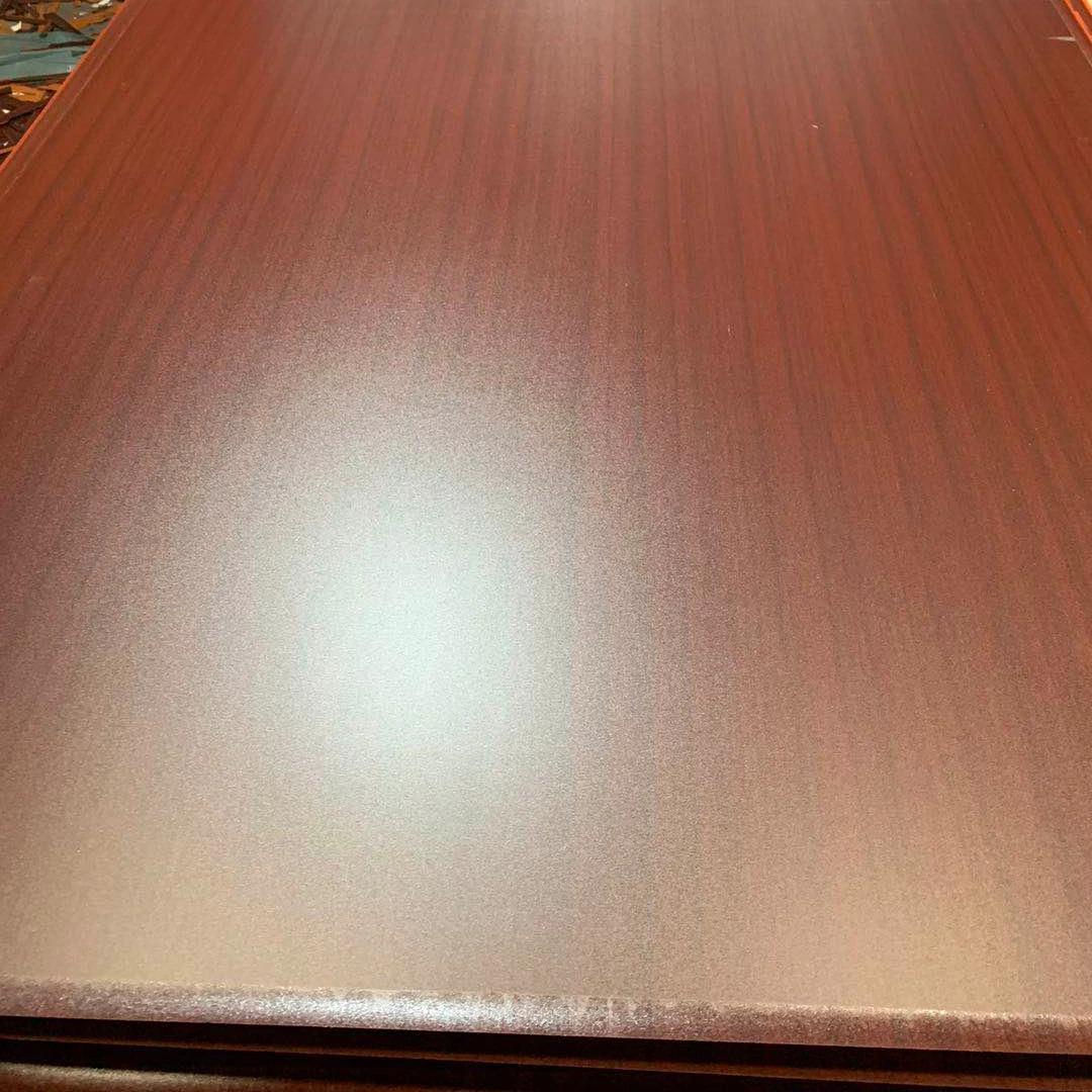18mm Color Melamine Plywood Chipboard Particleboard Block Board Furniture Use Glossy Melamine Paper