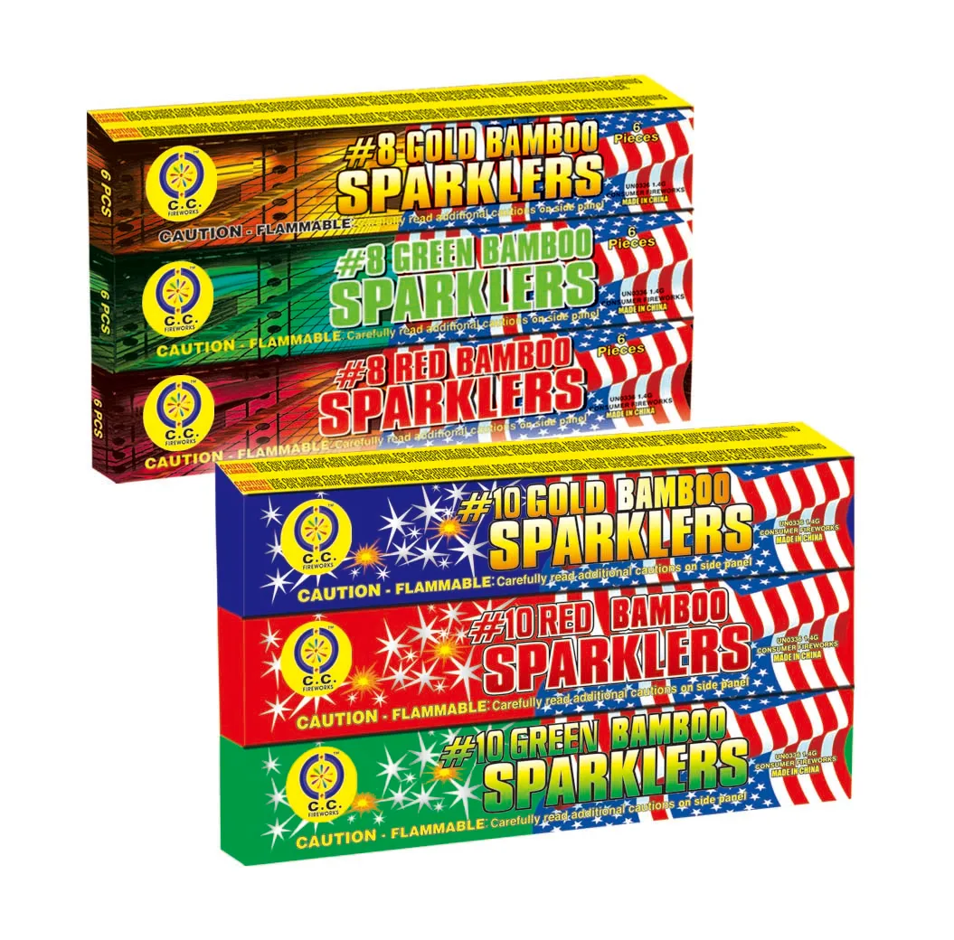 New products 2020 of 7 8 10 inch flameless sparklers candle fireworks for sale