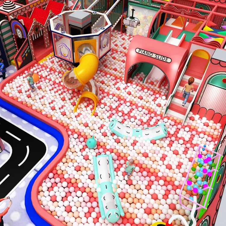 High quality customized ocean ball pool colorful soft play for kids indoor playground play ball pit