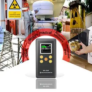 Портативный высокочувствительный монитор ядерного излучения с цифровым ЖК-экраном и звуковой сигнализацией