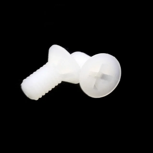 China Made New High Quality White nylon Countersunk machine wire screw
