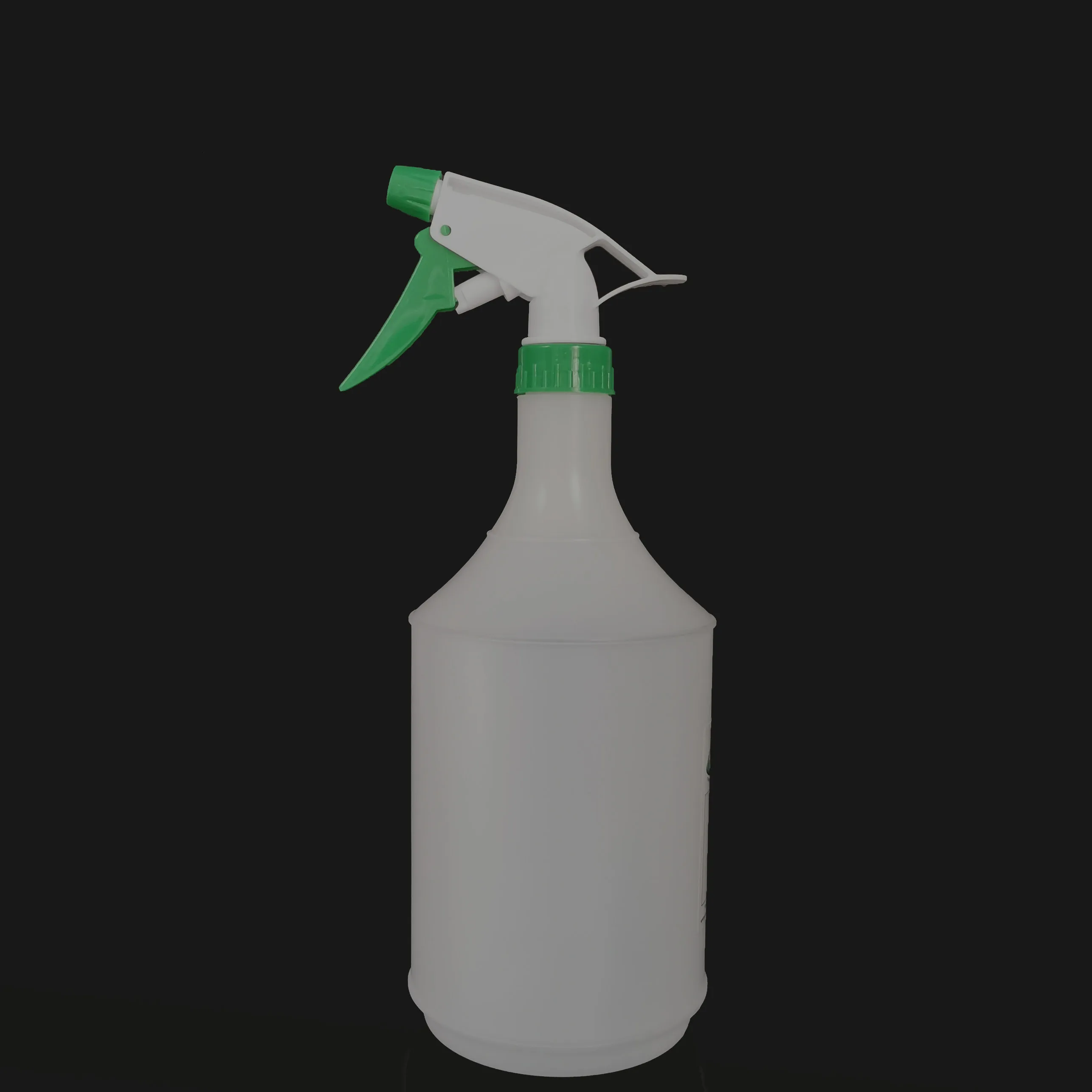 1 Liter 1l 1000ml 32oz Round Hdpe Chemical Cleaner Trigger Spray Plastic Bottle