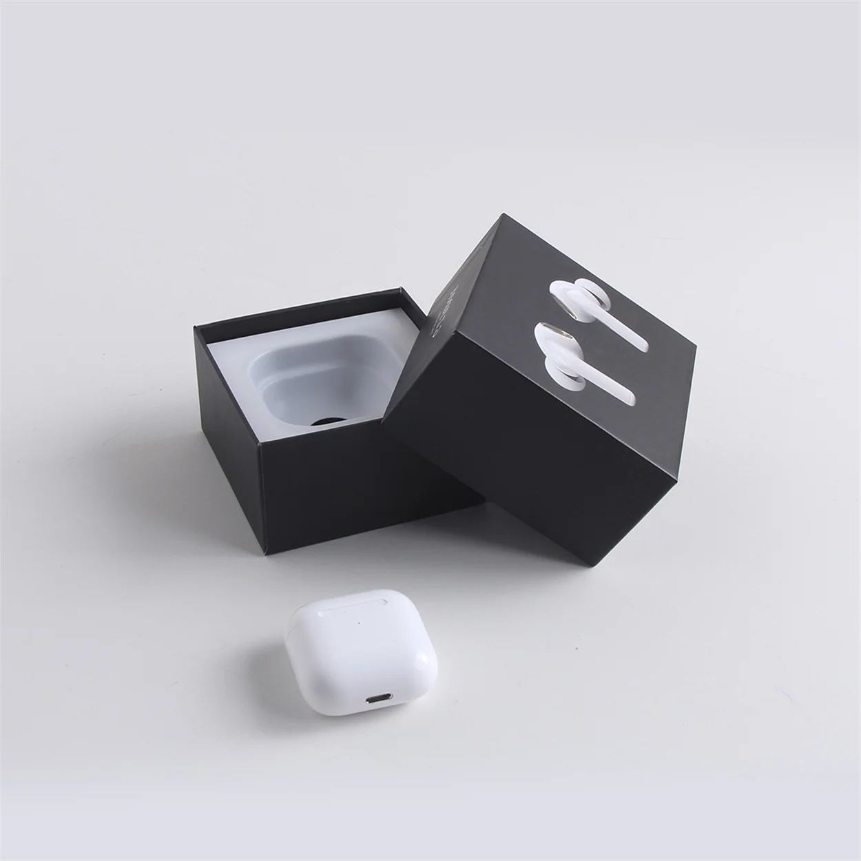 Hot Sell Eco Paper  Wholesale Earphones Box Wireless Bluetooth Earbuds  Pro Recyclable Kraft  with insert paper package box