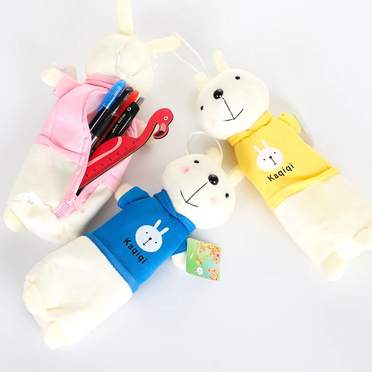 Hot Sale Fashion Plush Pencil Case for Girls and Students