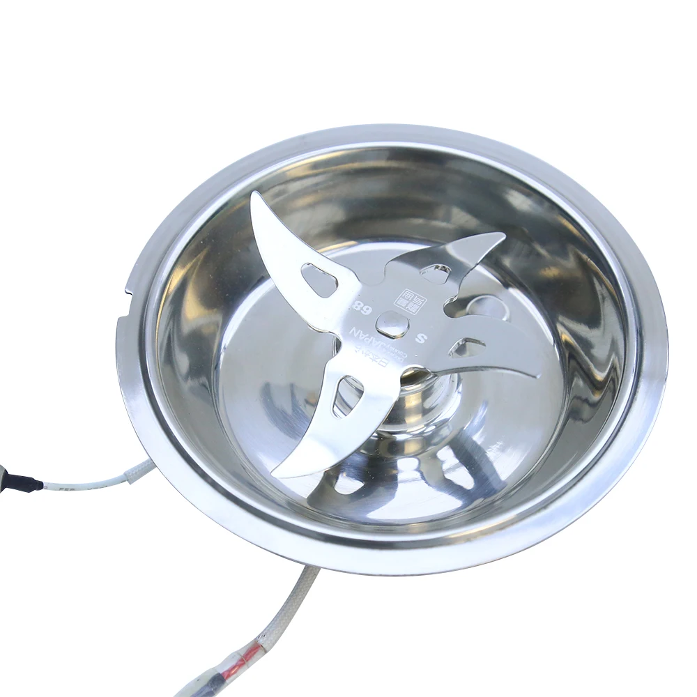 Soy milk machine mixer knife set and heating plate Custom 304/316 Stainless Steel Heating pans heated plates