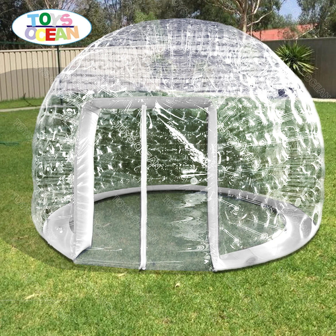 Factory Price PVC inflatable camping tent Transparent Igloo Clear Bubble Inflatable Dome Tent for sale