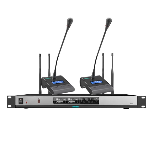 Звуковая система DSPPA 2 канала конференц-связи беспроводной UHF микрофон ручной Профессиональный для Конференции и сцены