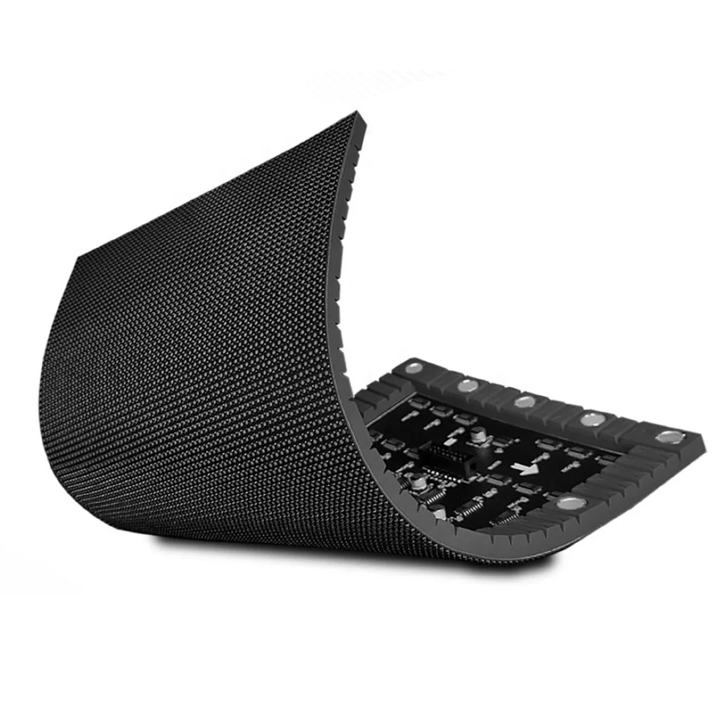 curved LED display screen video wall P2 indoor flexible led display screen