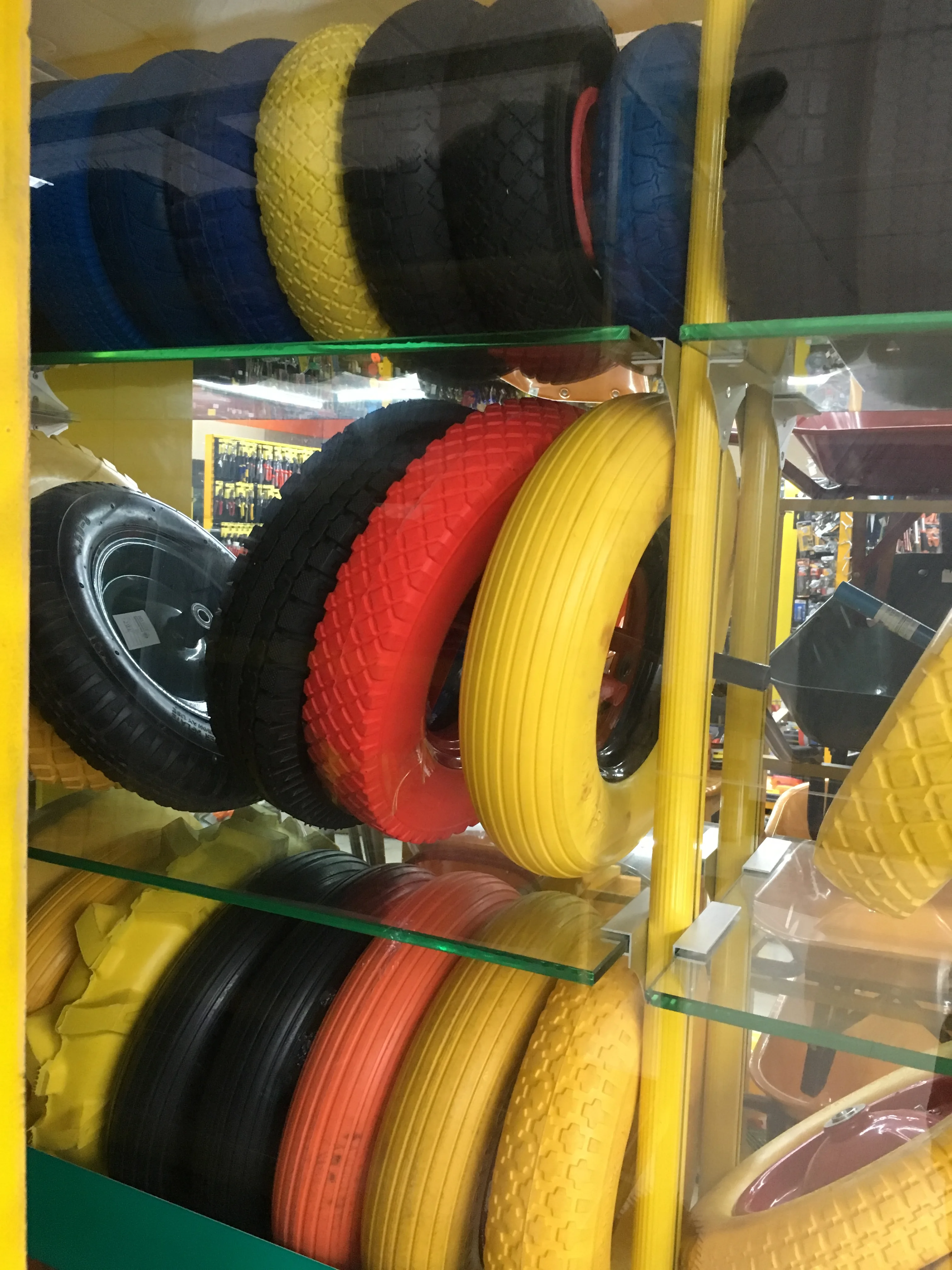 12mm bearing 4.00-8 Polyurethane wheelbarrow color wheel