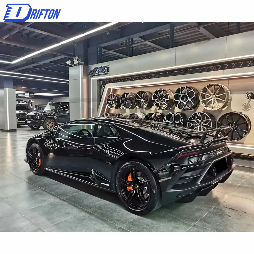 Спойлер из сухого кованого углеродного волокна для крыла Lamborghini Huracan