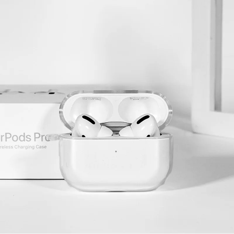 Тонкий прозрачный чехол из ТПУ для наушников Airpods