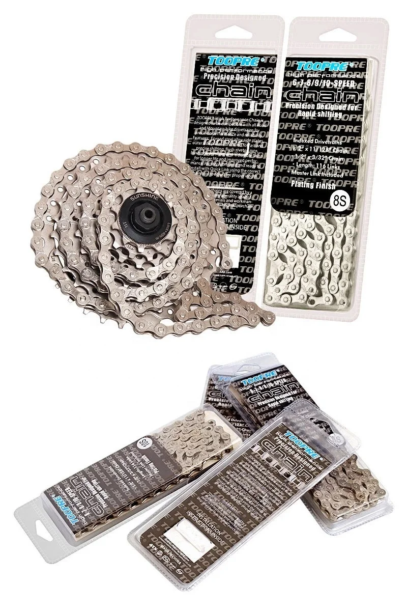 Mtb Bike Chain Mountain Road Single 6 7 8 9 10 11 Speed Velocidade MTB Chains 116L Silver Part Link Bicycle Accessories