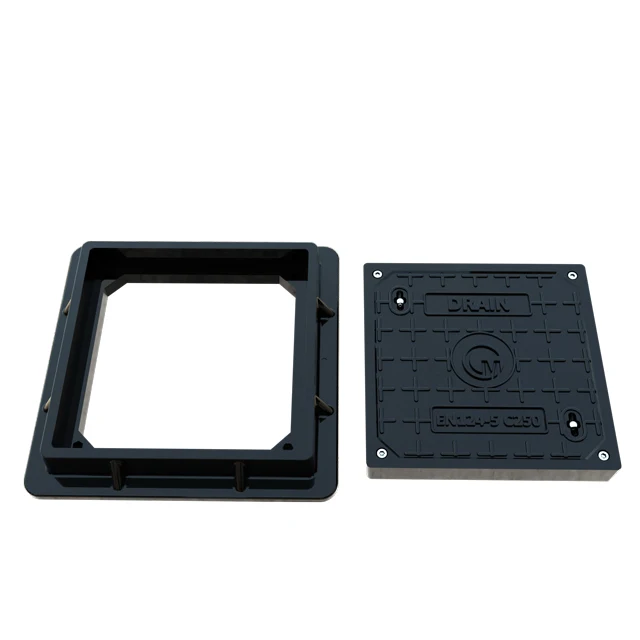 FRP Drain 350 mm  EN124 C250 Sewer Manhole Cover Manufacturer