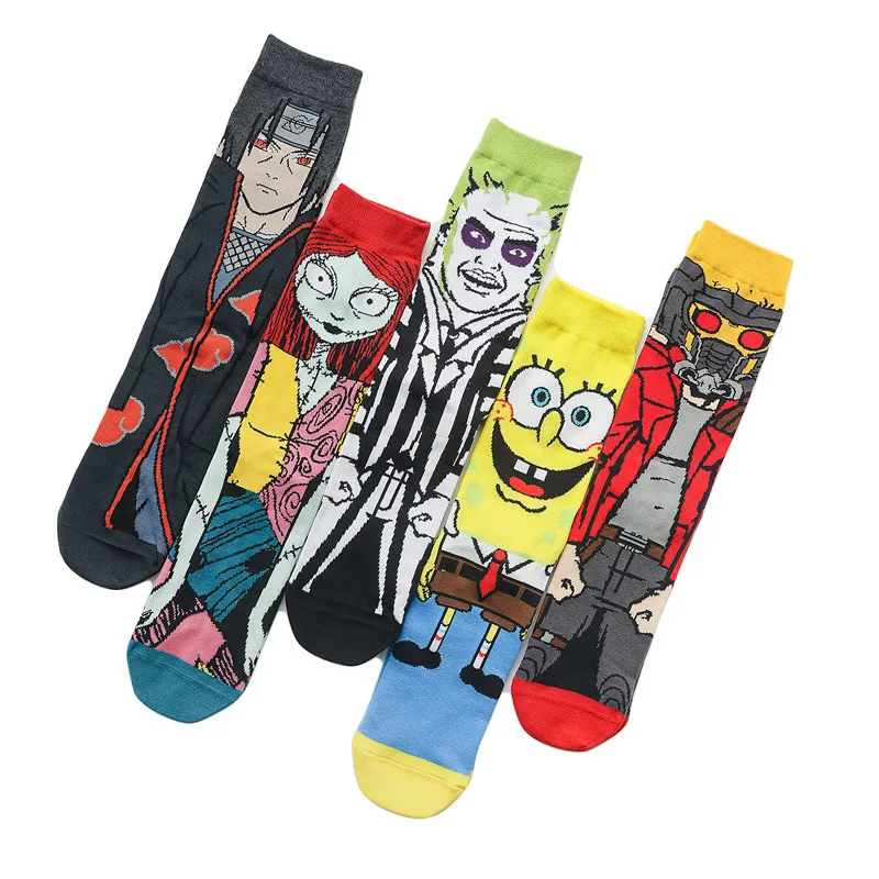 
2020 funky Ant man calcetines funny fashion novelty crew men women cotton comics happy socken tube cool adults cartoon socks 
