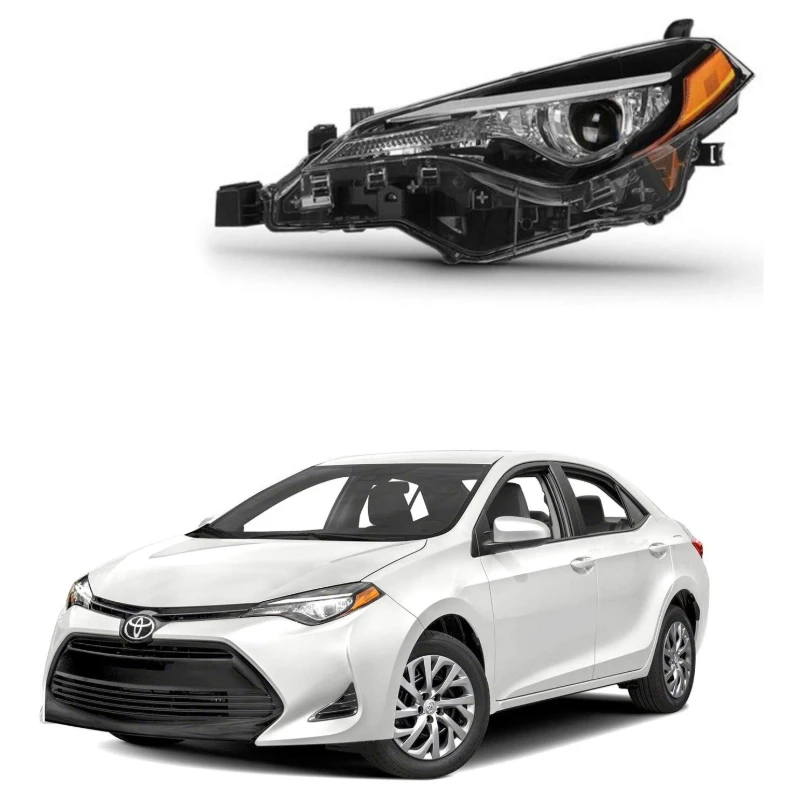 
car auto lamps for 17-18 TY CORLLA LE SDNHEAD LAMP ASSY (RH) W/DRL 