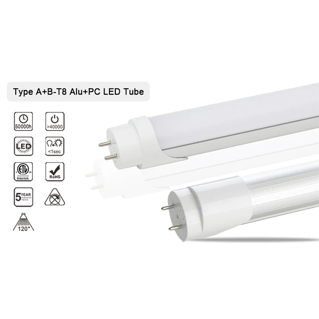 Banqcn Wholesale Indoor No Stroboscopic High Index Energy Saving 18 Watt Led Tube Lights Aluminum & Pc Body for Warehouses