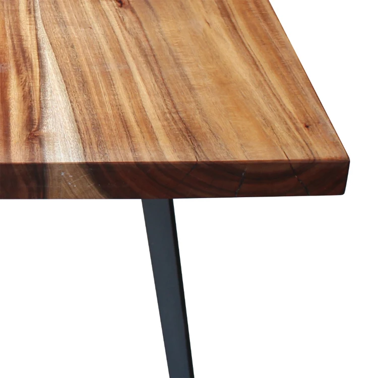 Custom wood table top restaurant kitchen nature oak solid wood table top