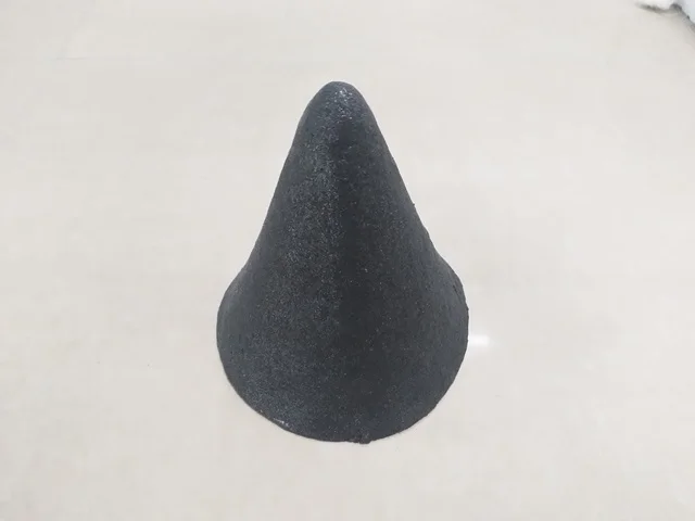 
Fire hoods shaped like cone downlight covers 