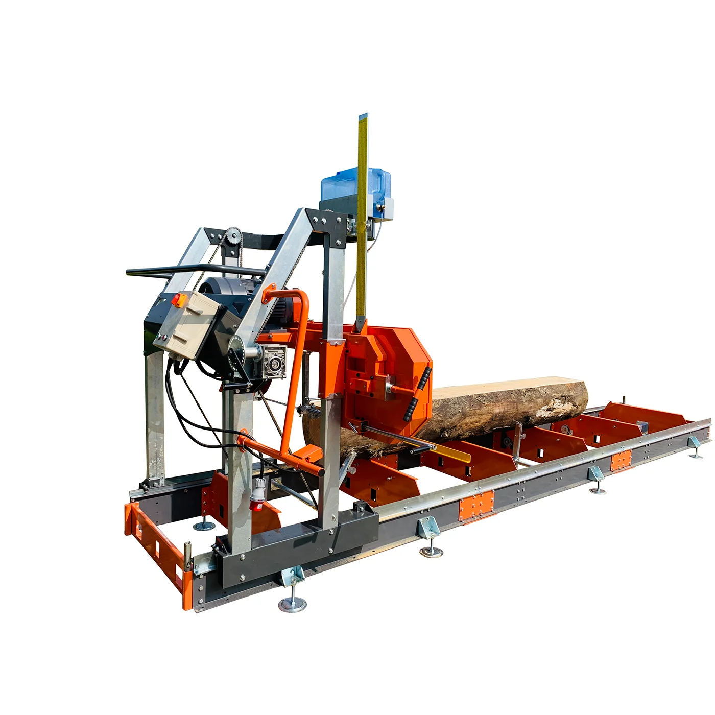 RIMA woodworking machinery wood saw cutting  machine for board ,  RS36 heavy duty log band sawmill with electric lift