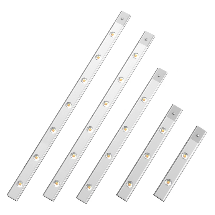 Popular Wardrobe Light Lighting LED 5v 24 inch Wireless USB Rechargeable LED Motion Sensor Night Light