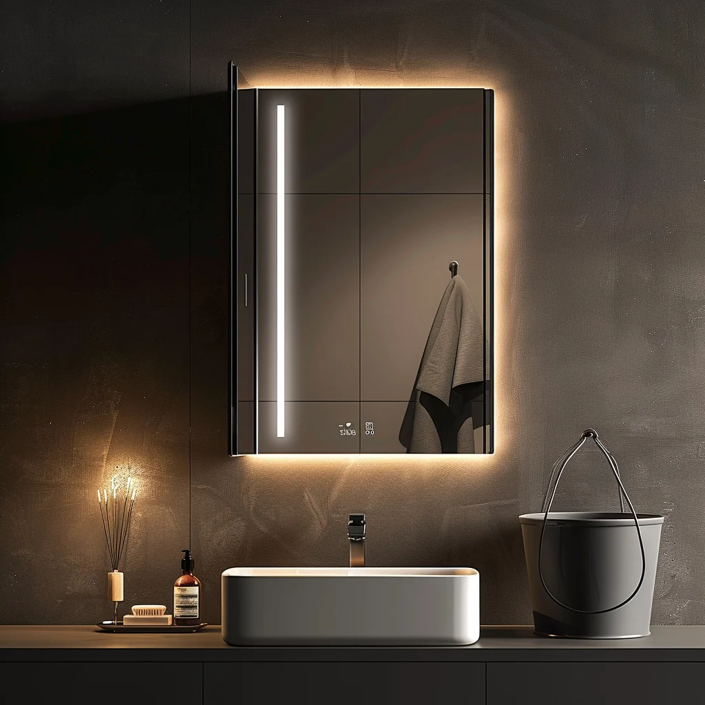 Wall Mounted Bathroom Vanity Cabinet Smart Led Mirror Medicine Cabinet Bathroom Mirror Cabinet With Light