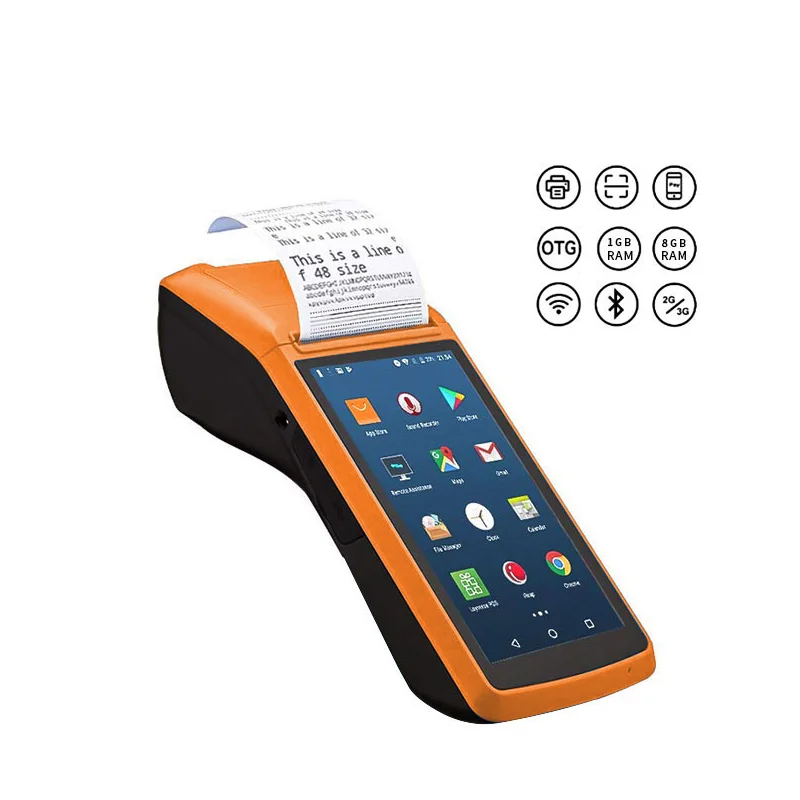 Cirfid M1s Free SDK Android 8 Handheld Terminal Printer POS Machines Android SDK POS Terminal