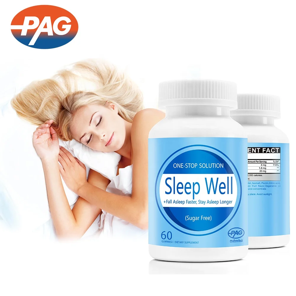 GMP Certified Sleep Well Multivitamin Melatonin Gummies Bears