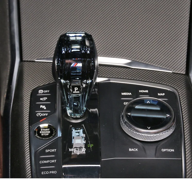 Прозрачная ручка переключения передач для BMW 5 Series F10 G30 X5 G05 G01G08 G02 шасси автомобильные