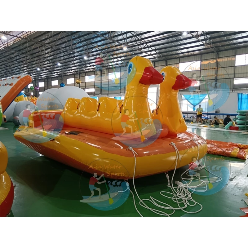 PVC Tarpaulin 9 Riders Inflatable Towable Sofa Water Sport Towable Ski Tube Sofa