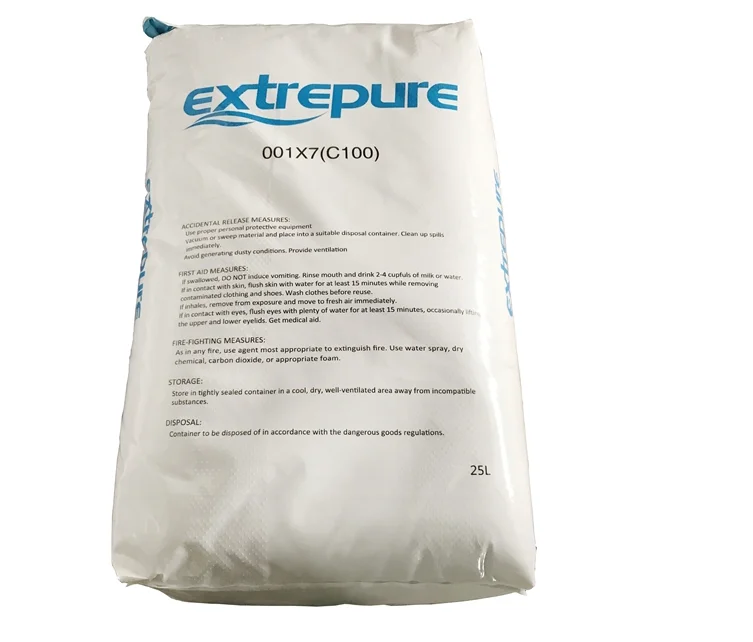 Purolite C100e Equivalent Ion Exchange Resin Price Water Deionizer Resin