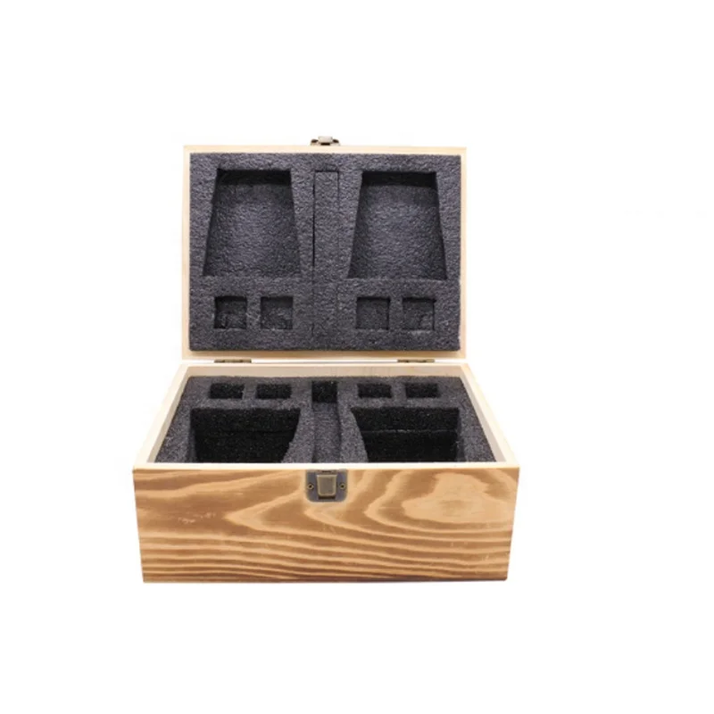 Wooden Box for men ,Birthday ,Boyfriend ,Groomsman .Father  Wooden Whiskey Glasses and Stone Box