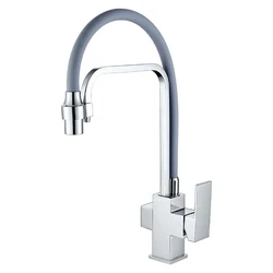 Hot and cold water Kitchen Faucet  360 degrees brass Flexible Pull out Kitchen Mixer Faucet Tap