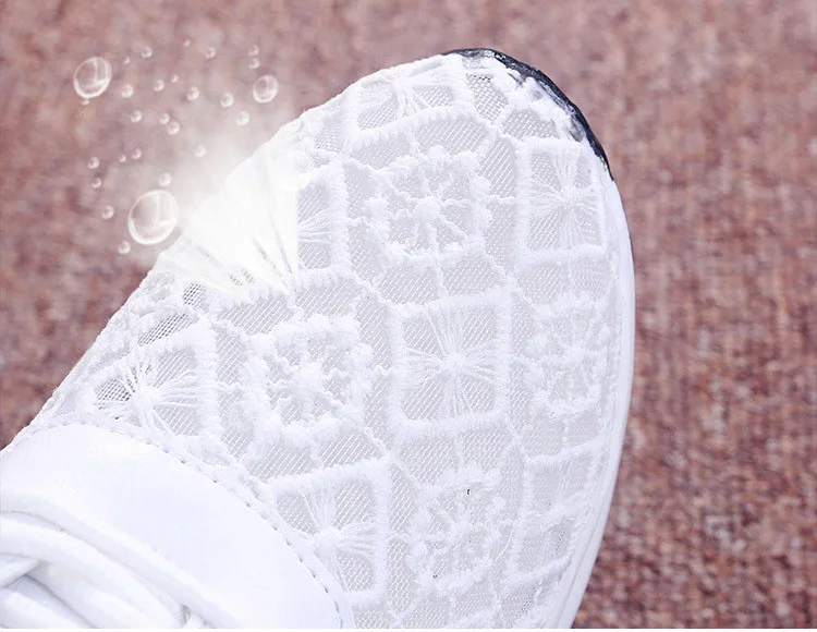 Trendy Breathable Hollow Out Fashion Drop Shipping Elegant Stylish High Quality Sports Casual Shoes for Ladies