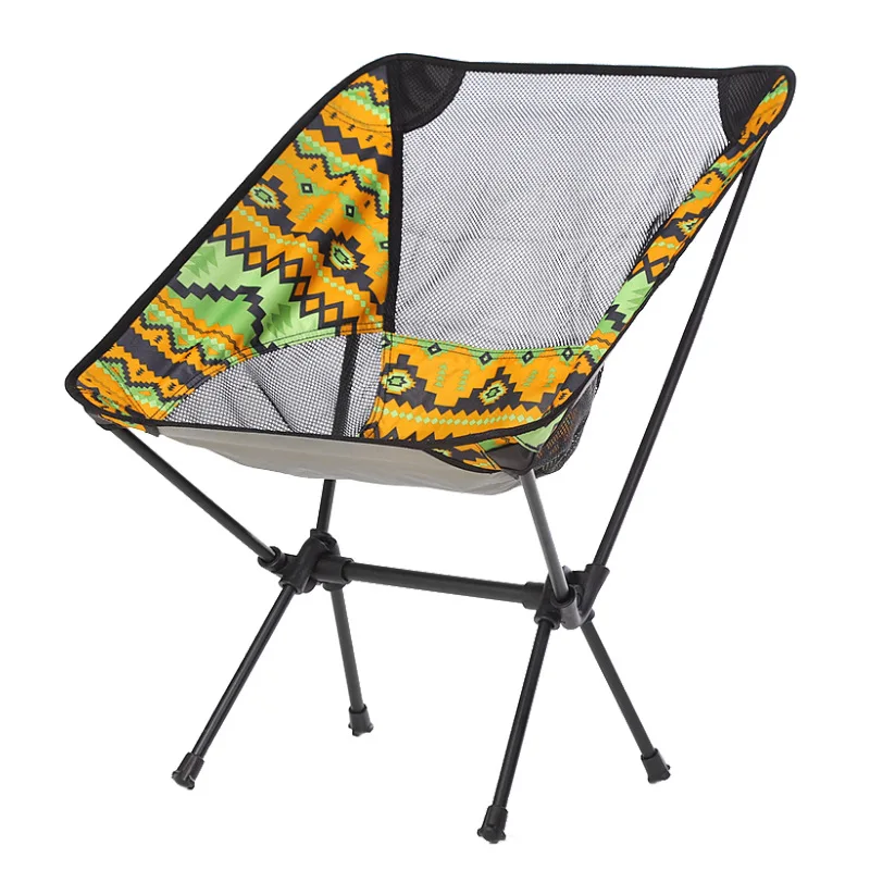 Portable Sturdy Aluminum Frame Camping Chairs Folding Outdoor Camping Chair Foldable Outdoor Folding Chair