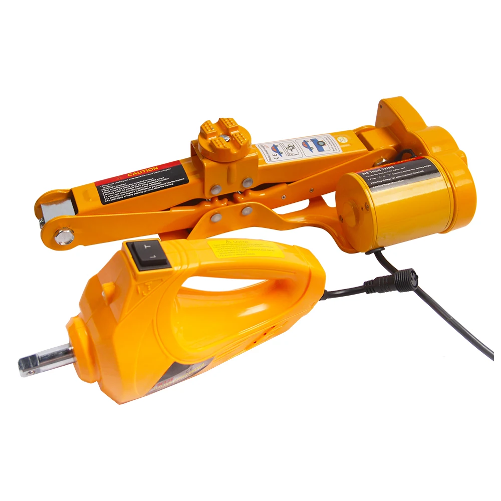factory outlet 2T portable electric car jack and wrench set