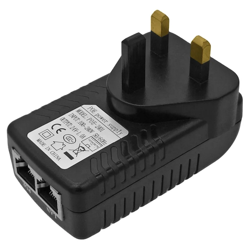 Factory POE Power Supply Module 18V1A Bridge POE Injector Wireless AP Bridge CPE Ethernet POE Power Adapter