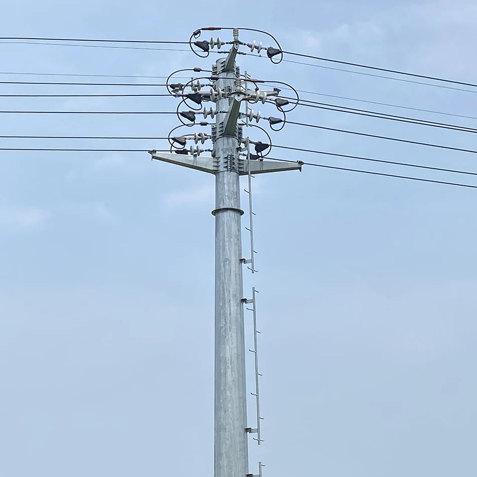 Electrical Equipements Suppliers Power Transmission Line Angle Tower Pole 110kv 132kv 230kv 380kv 400kv 550kv