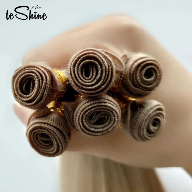 Russian Double Drawn Hair Vietnam Double Extensions Volume Injected Hand Tied Weft Virgin Hair Extensions