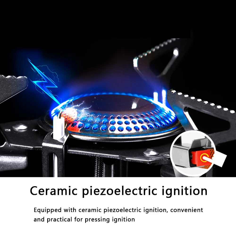 DYSC Portable camping head stove charcoal cooking tent stainless steel campsite coal burning tent heating barbecue stove